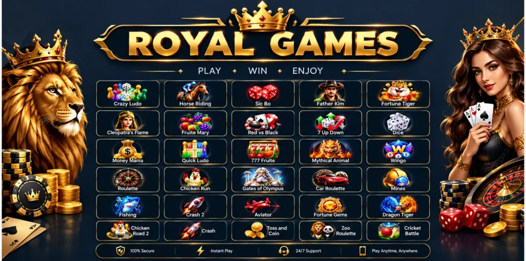 royal casino games